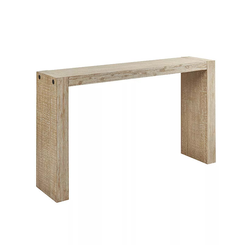 Distressed Grain Console Table - 64"