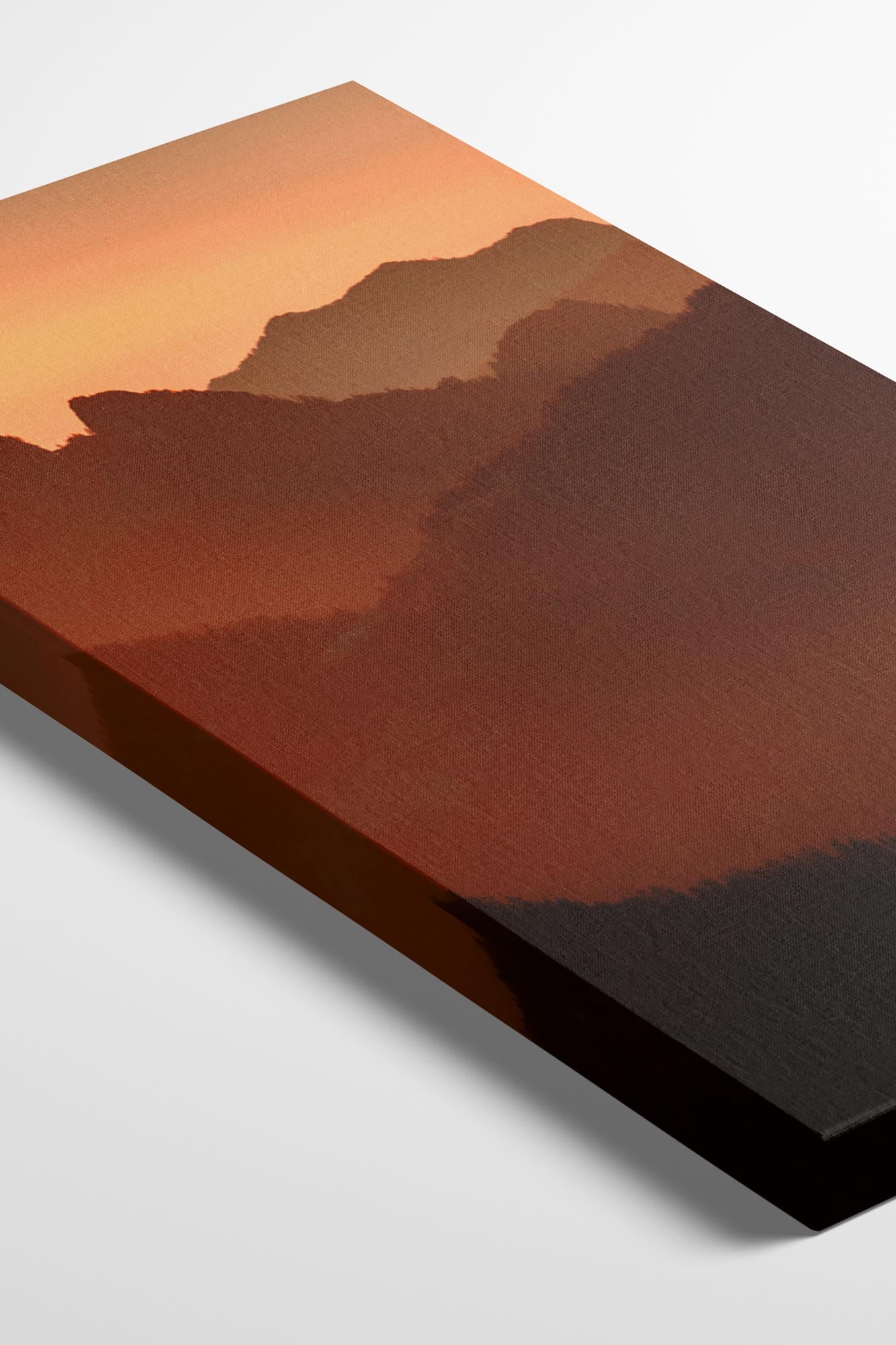 Mt Garfield Sunset - Vertical Ombre Mountain Wall Art Photo by Tobin Akehurst