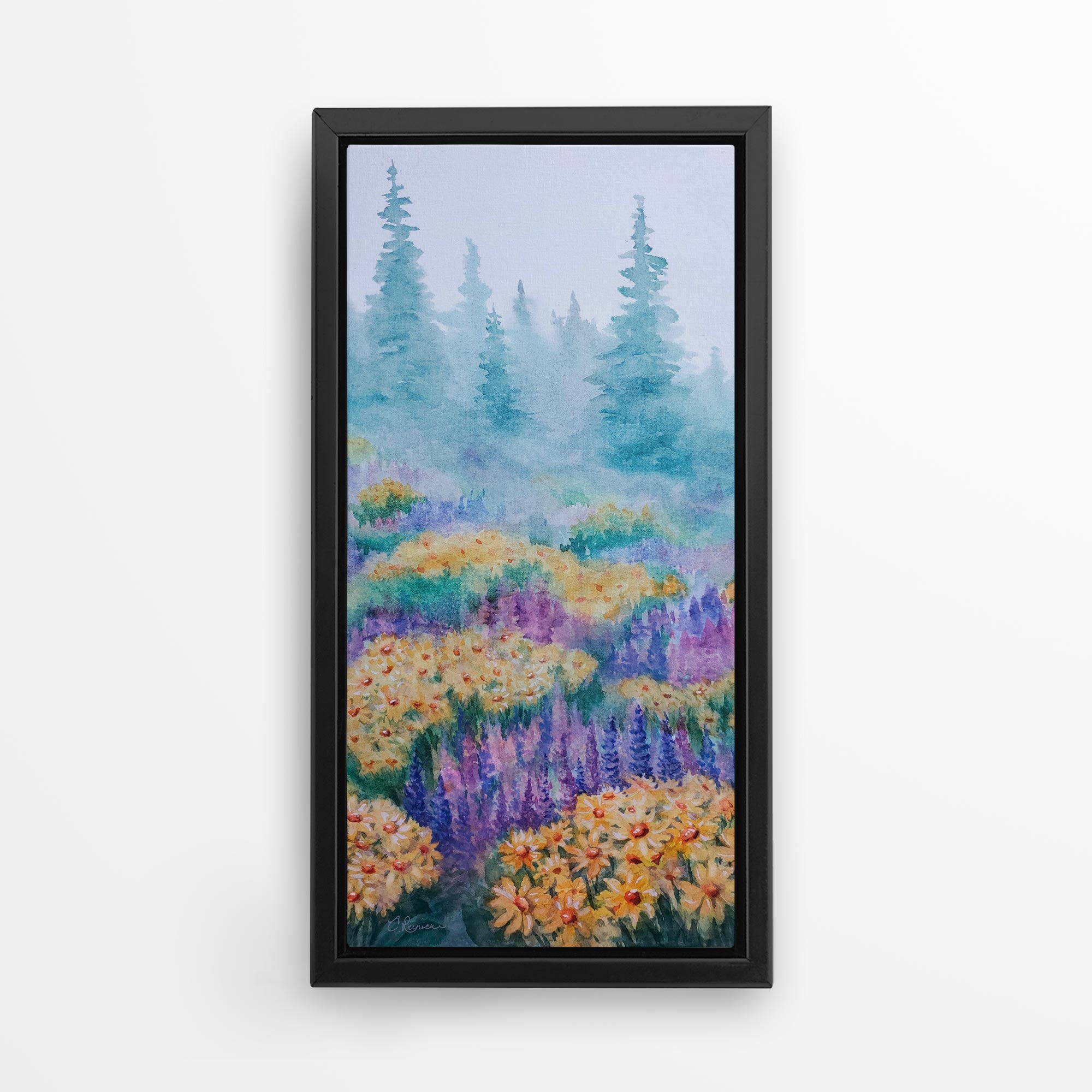 Wildflower Meadow Wall Art Canvas by Conni Reinecke