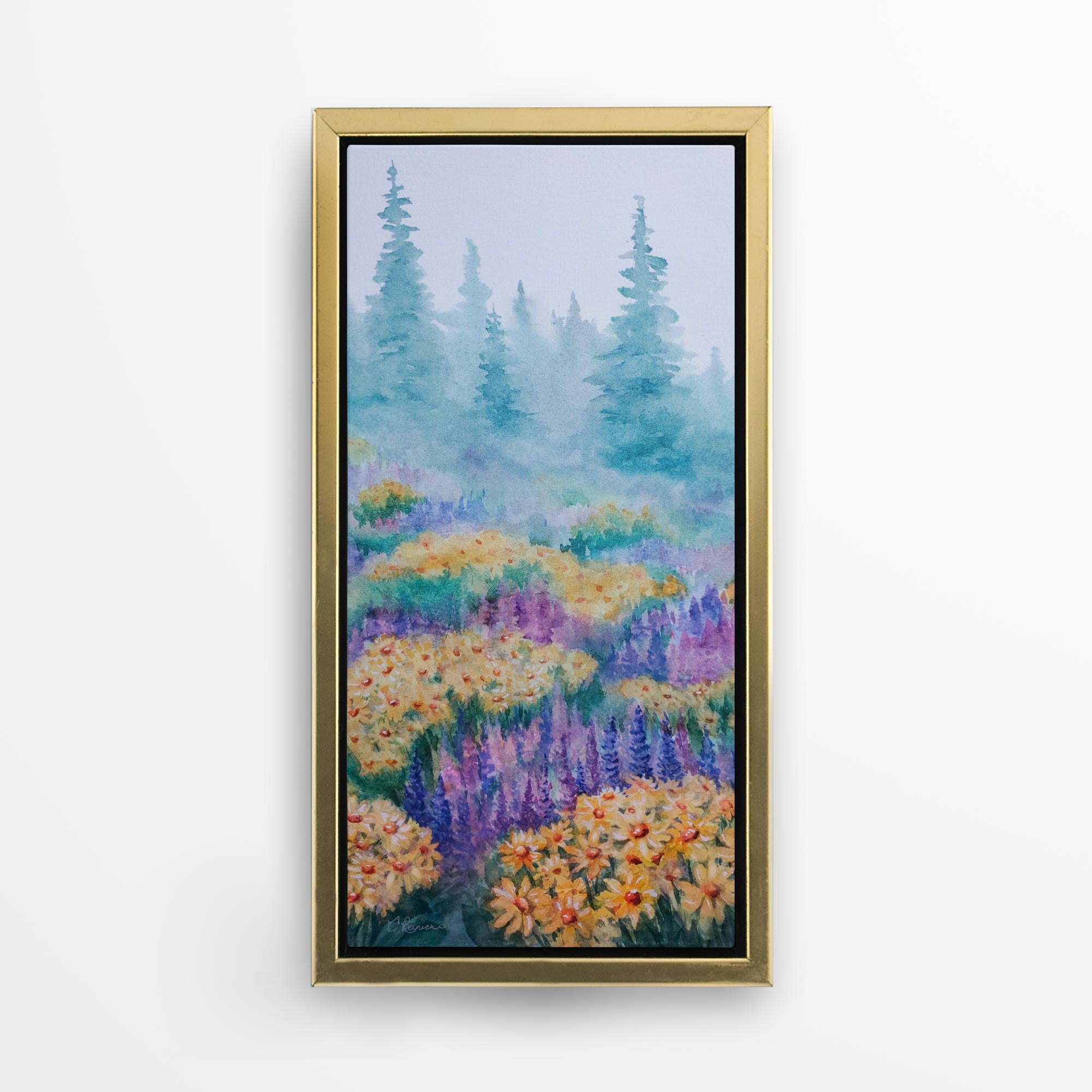 Wildflower Meadow Wall Art Canvas by Conni Reinecke