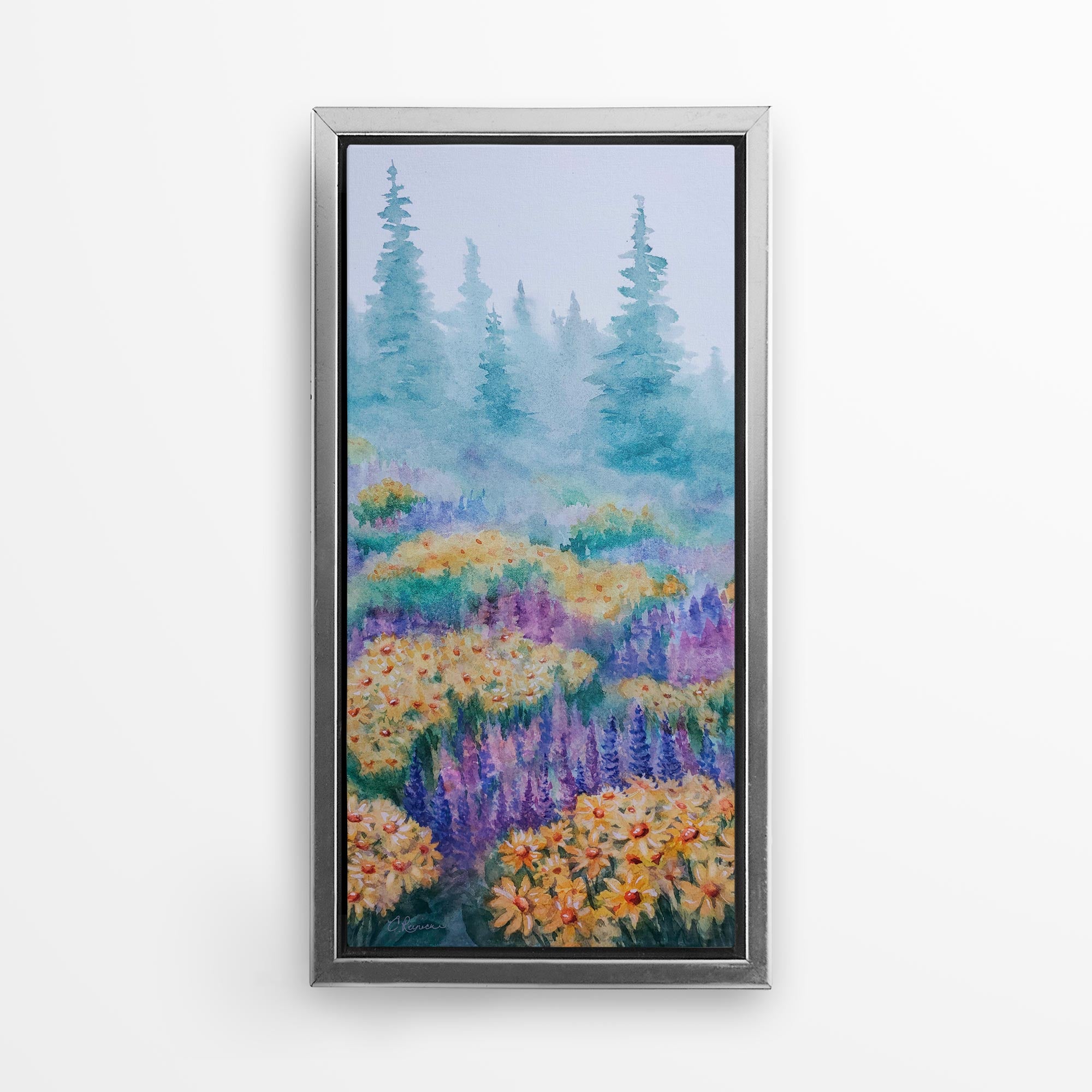 Wildflower Meadow Wall Art Canvas by Conni Reinecke