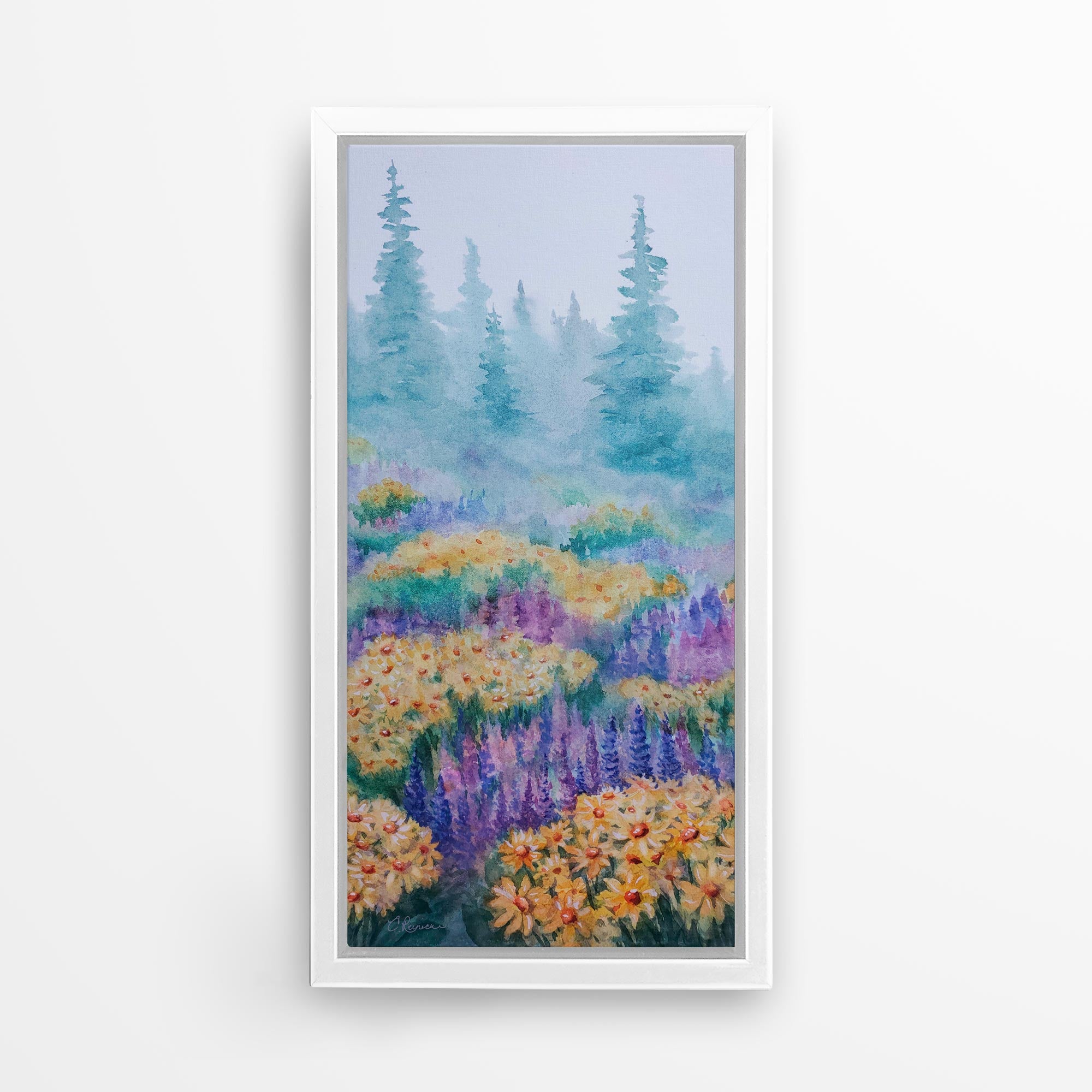 Wildflower Meadow Wall Art Canvas by Conni Reinecke