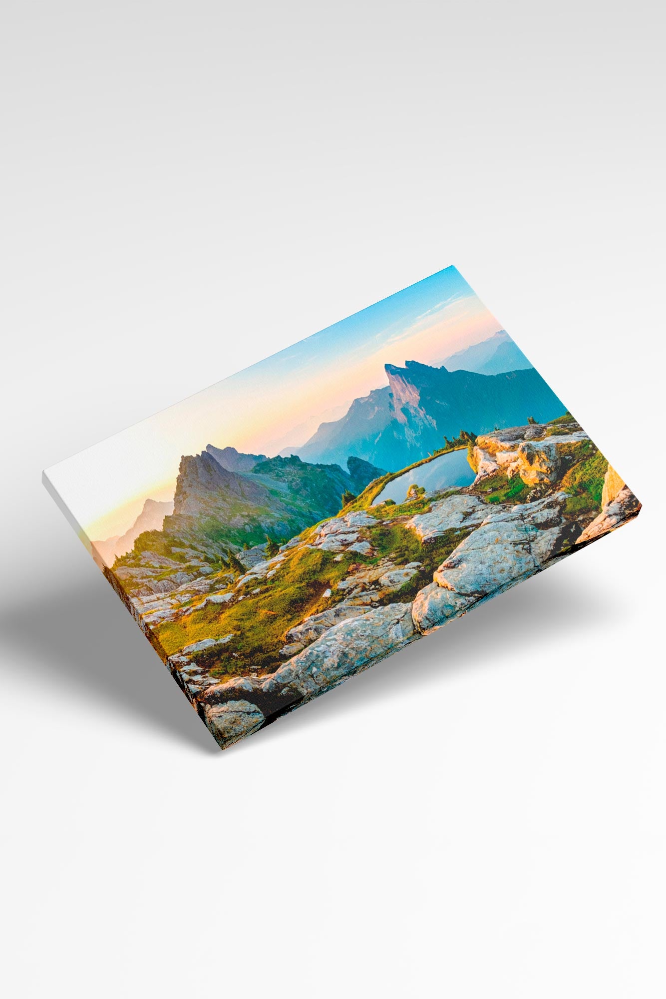 Sunrise on the Pacific Crest Trail - Canvas Wall Art of Cascade Mountains by Tobin Akehurst