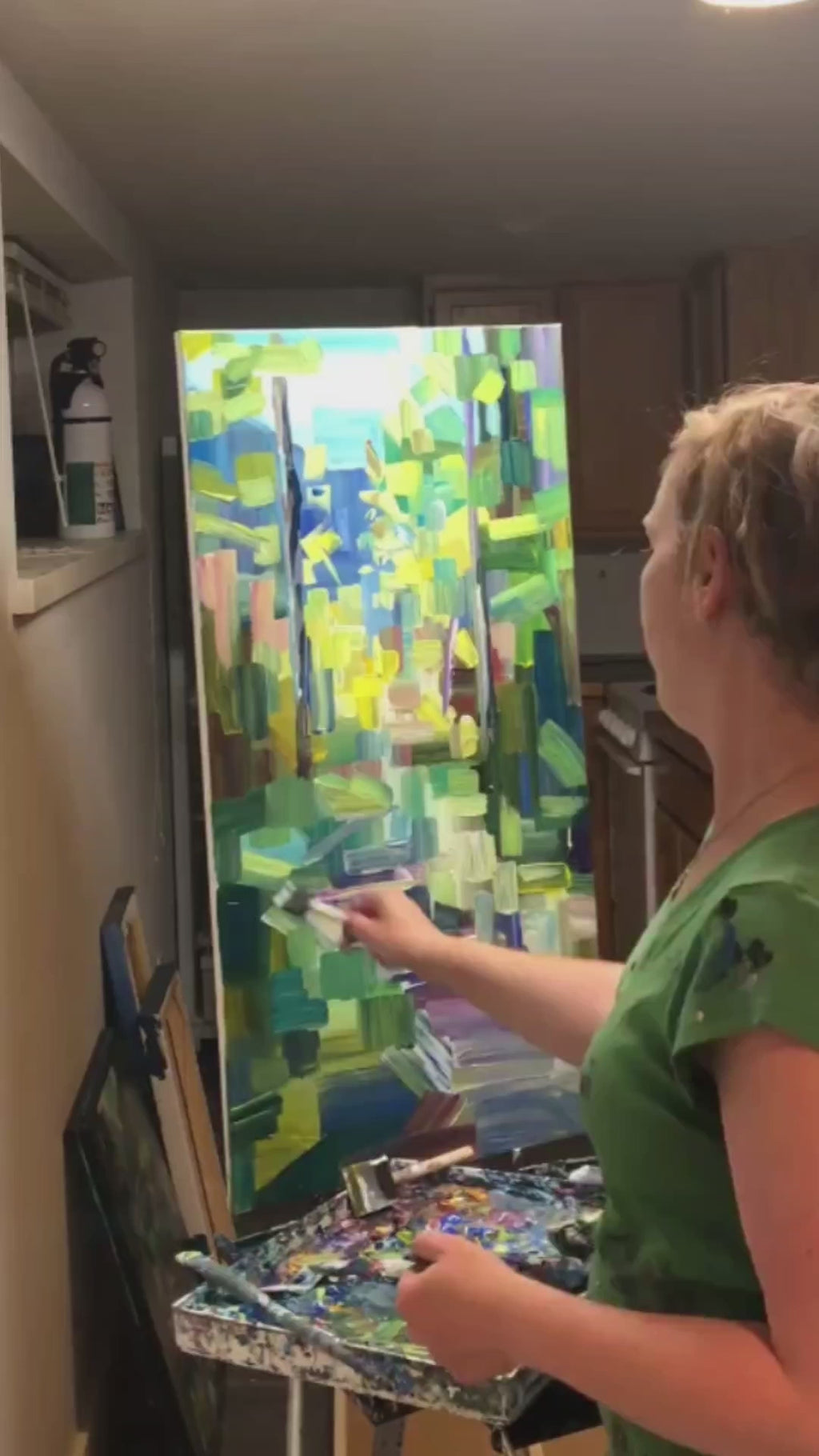 Autumn Trees Painting Time Lapse of Fall Leaves by PNW Artist Brooke Borcherding