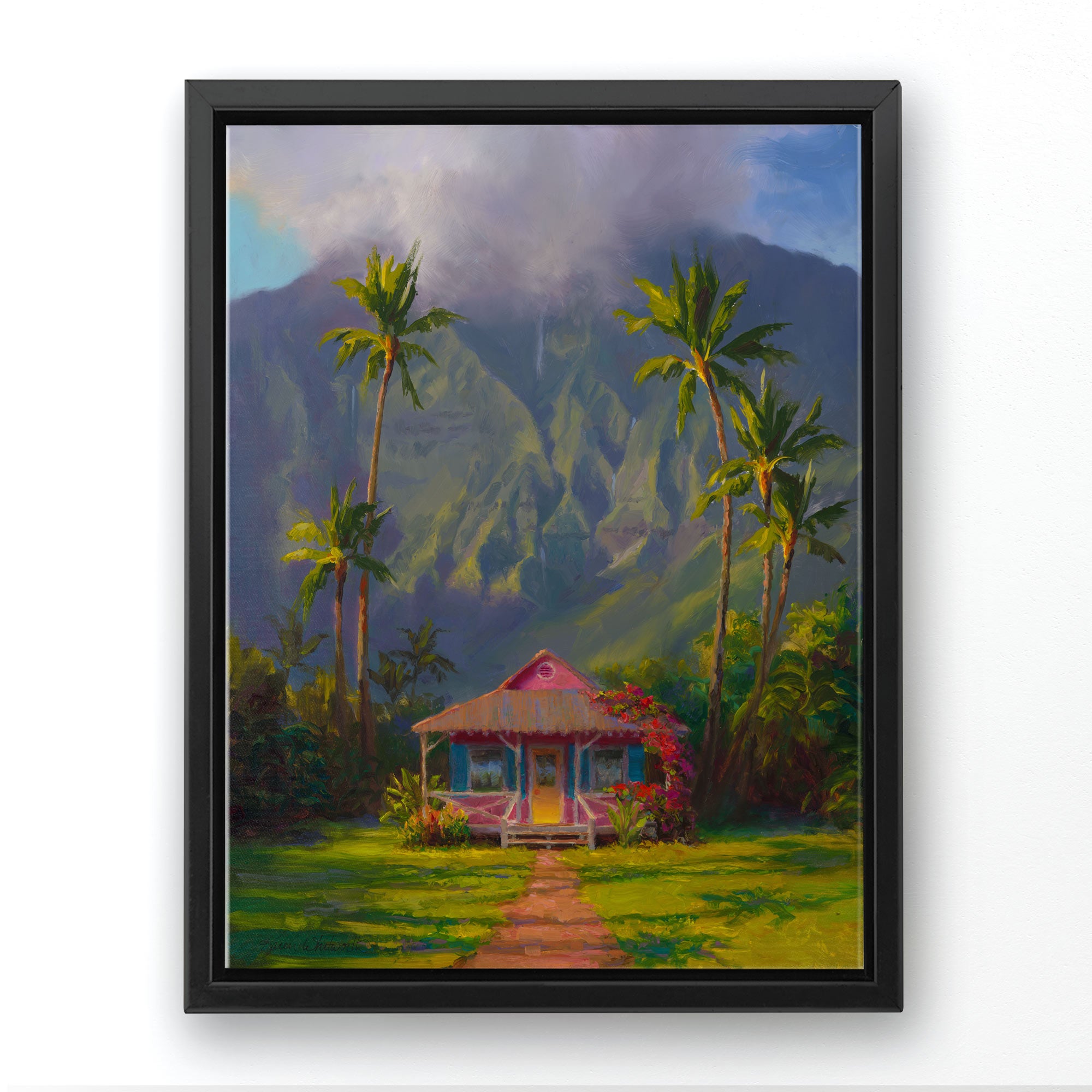 Grounded - Hawaii Wall Art Canvas of Hanalei, Kauai by Karen Whitworth