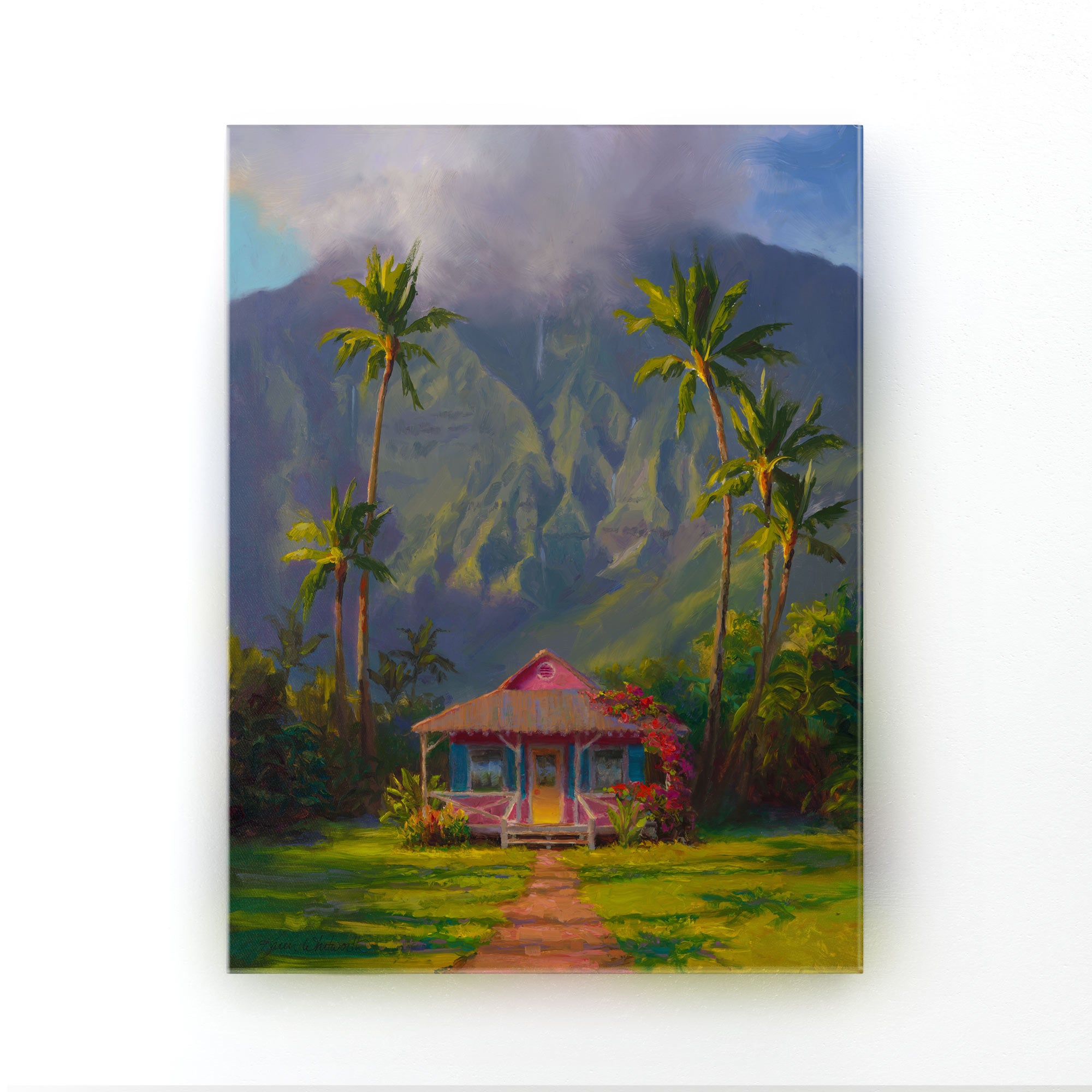 Grounded - Hawaii Wall Art Canvas of Hanalei, Kauai by Karen Whitworth