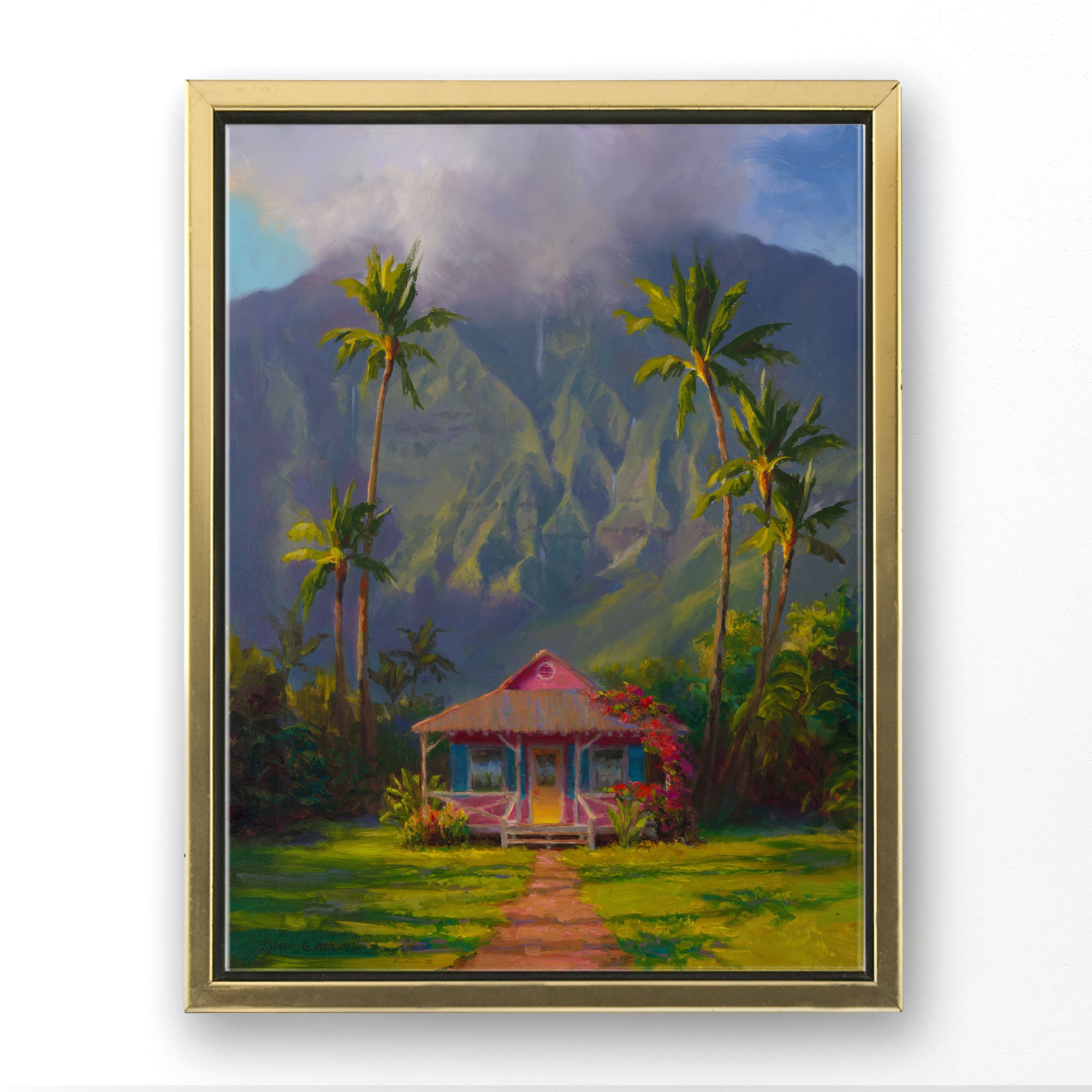 Grounded - Hawaii Wall Art Canvas of Hanalei, Kauai by Karen Whitworth