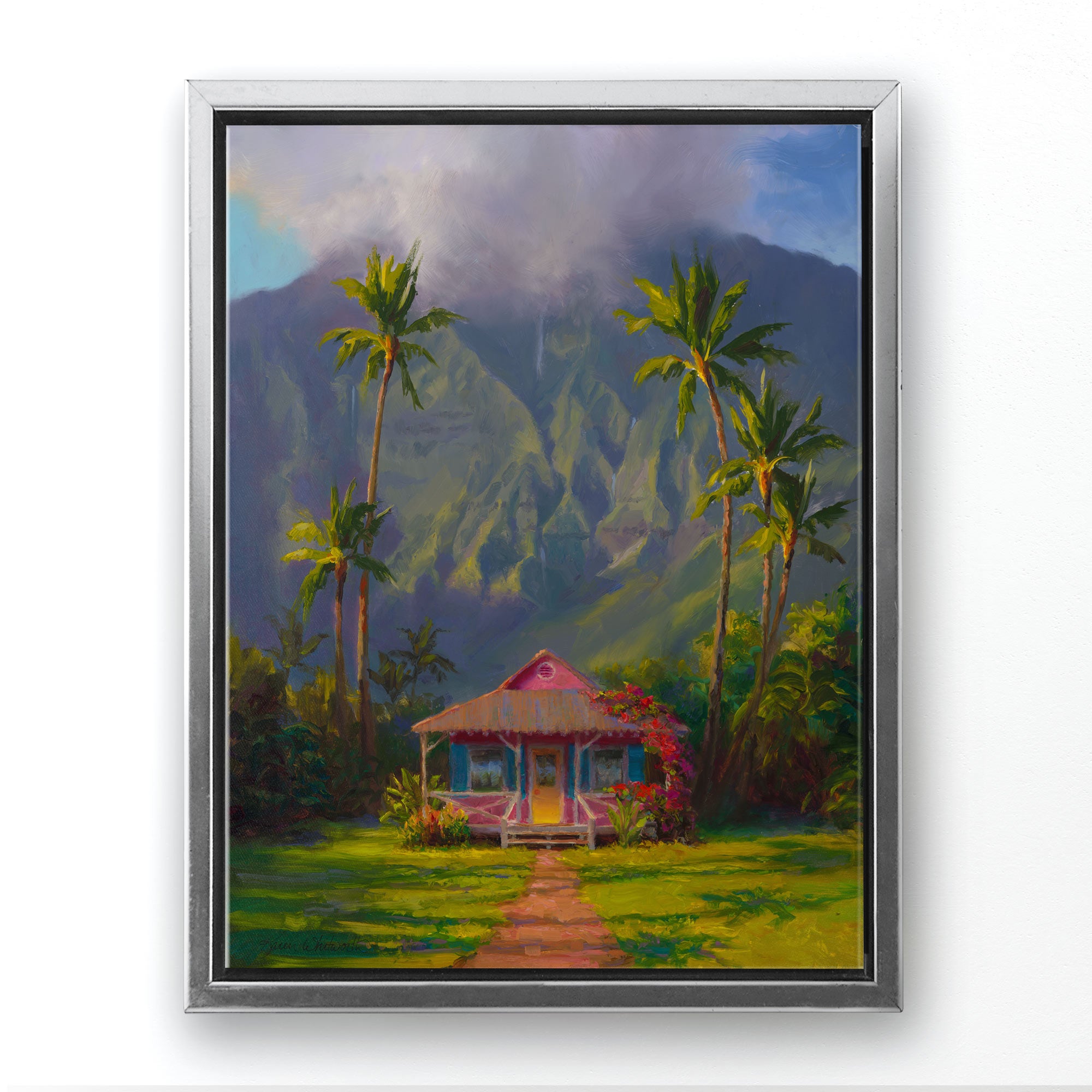 Grounded - Hawaii Wall Art Canvas of Hanalei, Kauai by Karen Whitworth